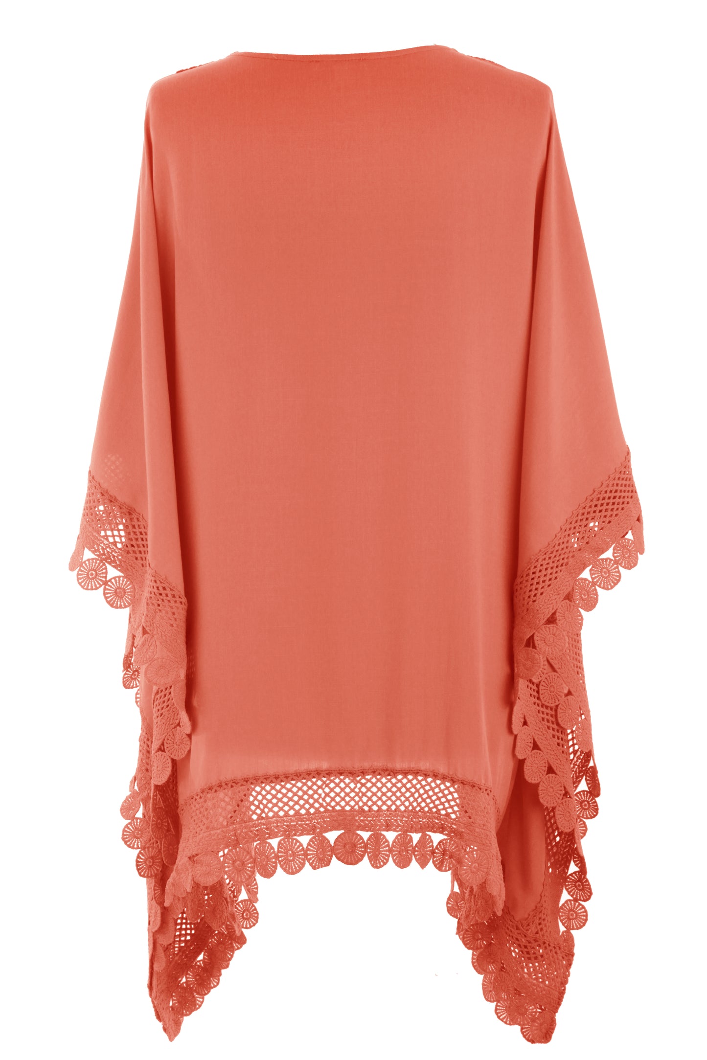 Crochet Trim Kaftan Top