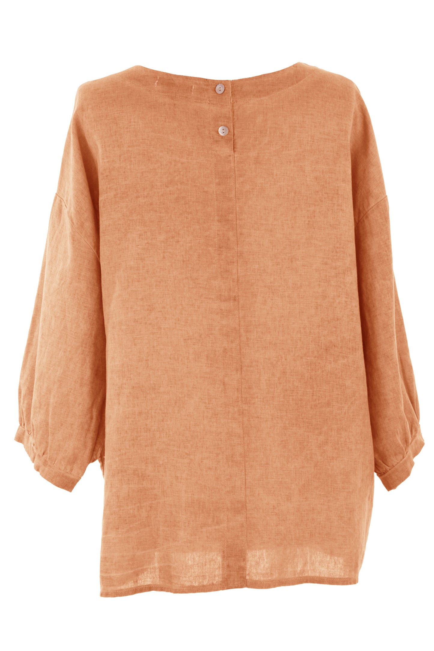 3/4 Cuff Sleeve Linen Top