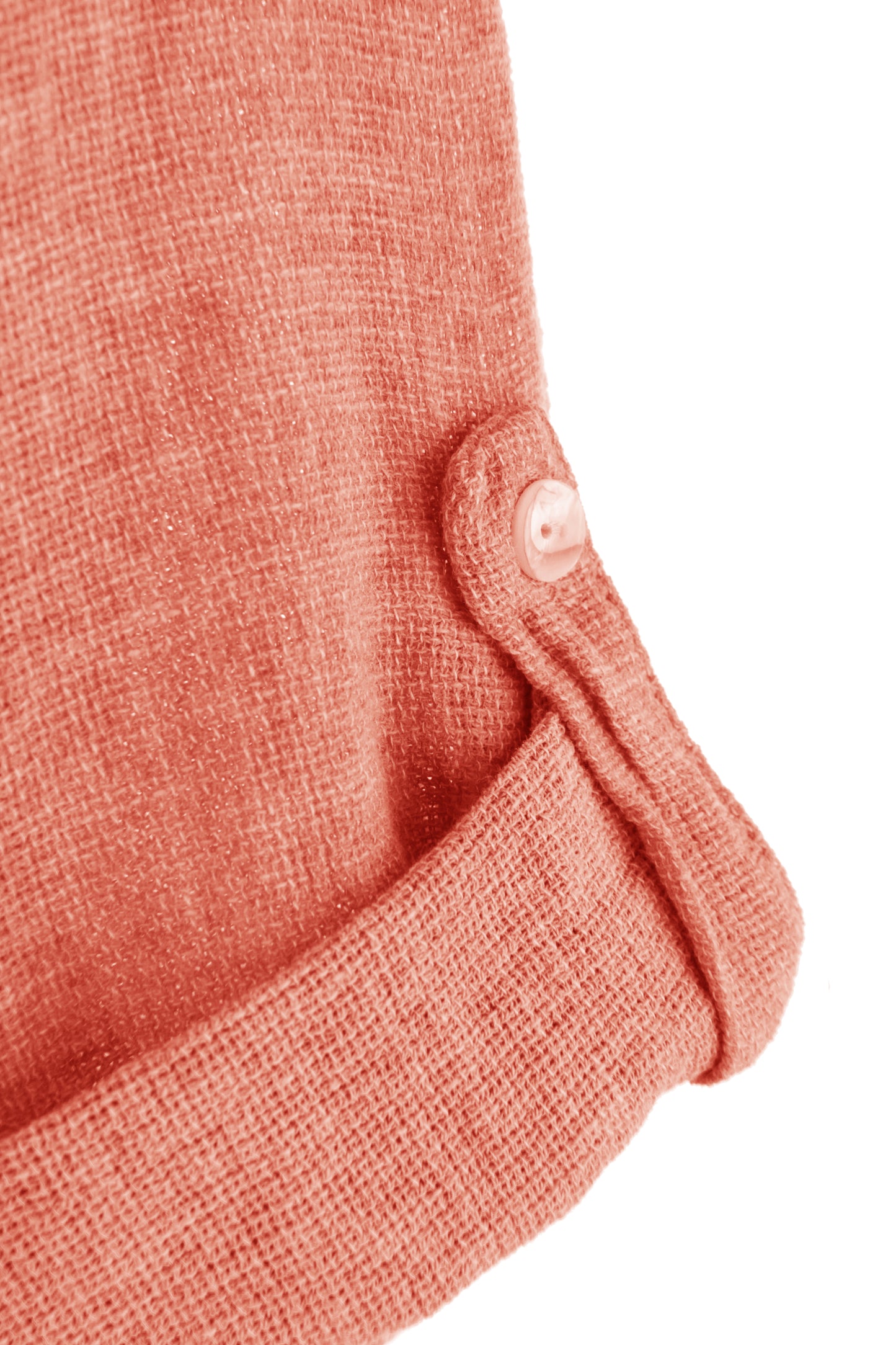Slit Front Hopsack Linen Tunic