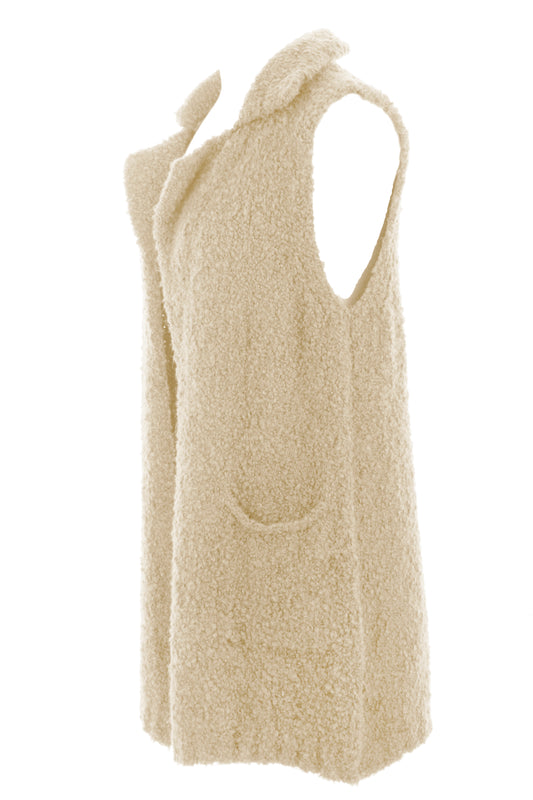 Alpaca Wool Boucle Gilet