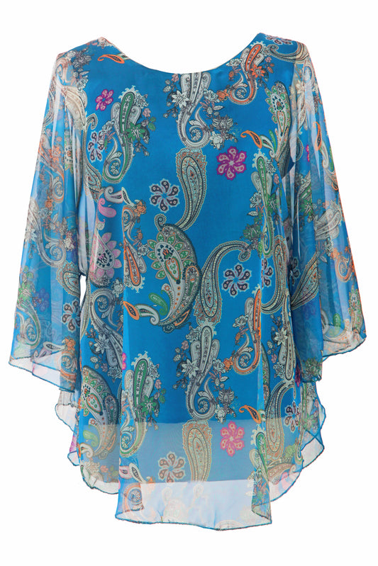 Paisley Print Blouse