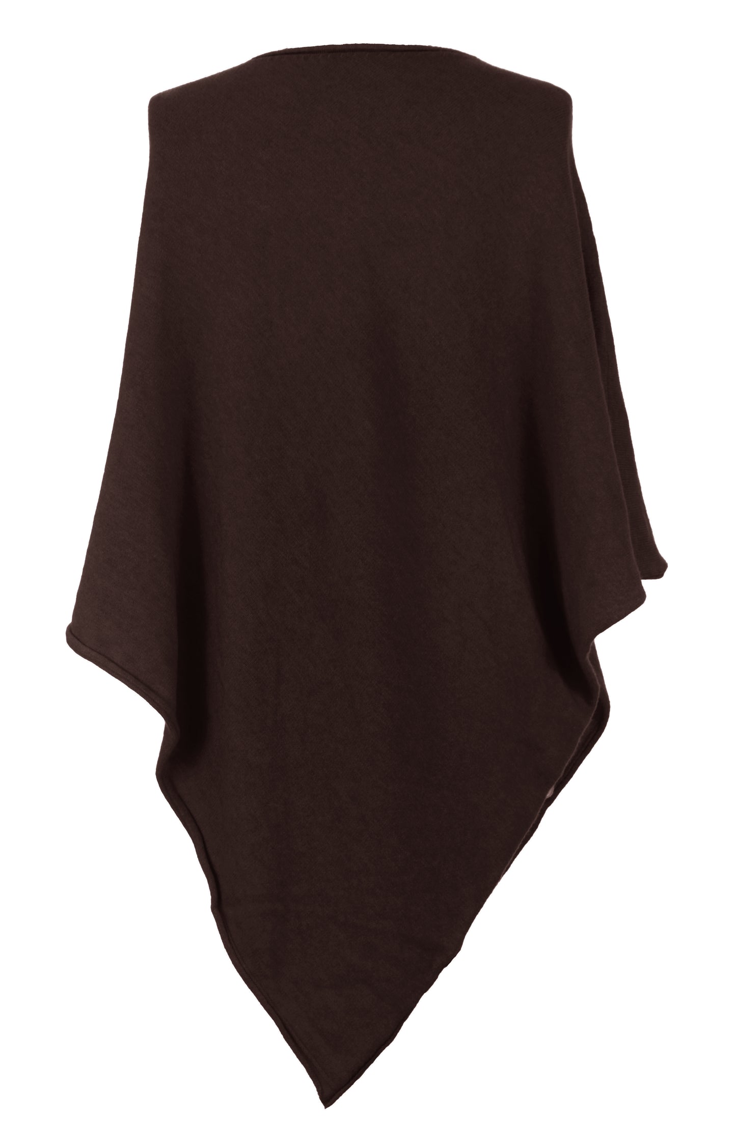 Asymmetric Alpaca Wool Poncho