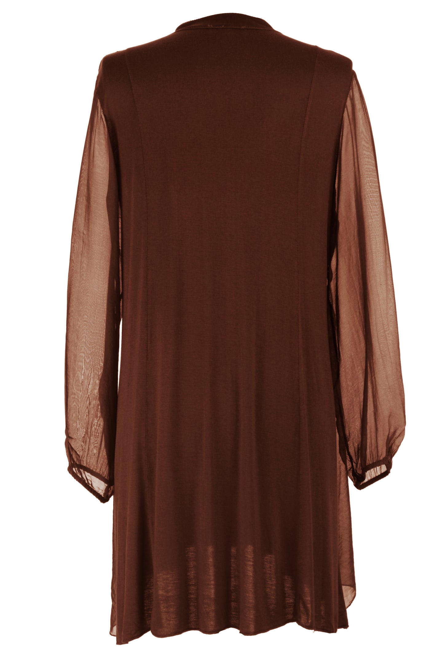 Frill Tassel Silk Blouse