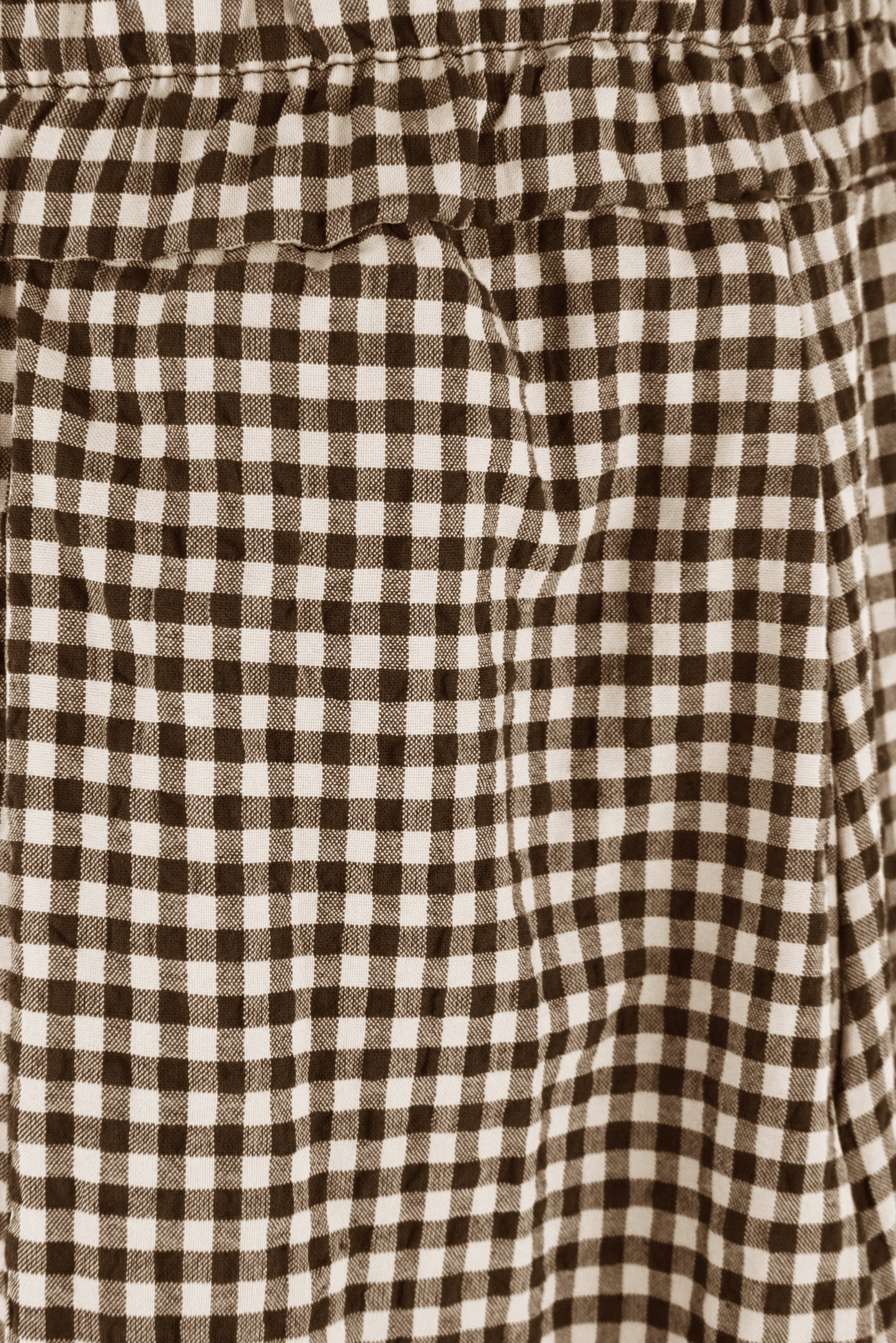 2 Pocket Gingham Midi Skirt