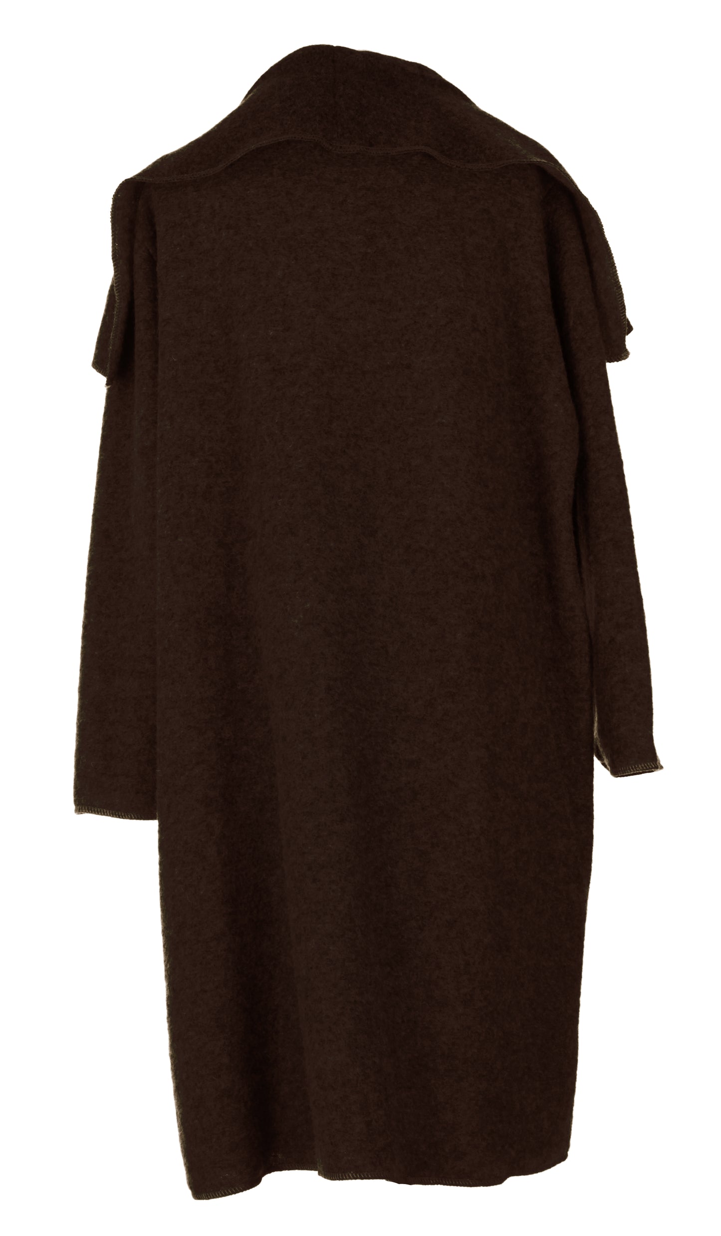 Waterfall Boiled Wool Coat
