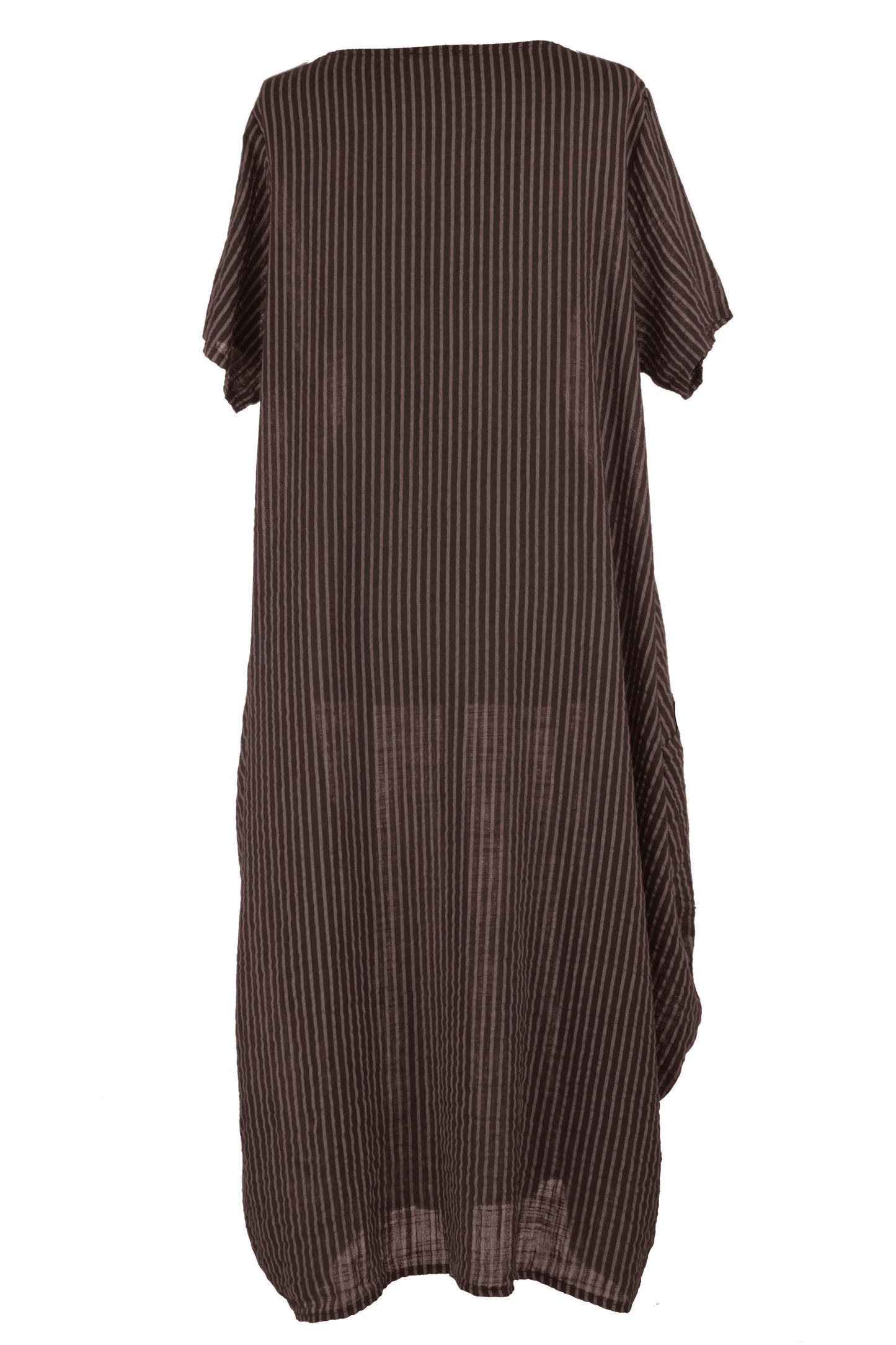 Stripe 2 Pocket Tulip Midi