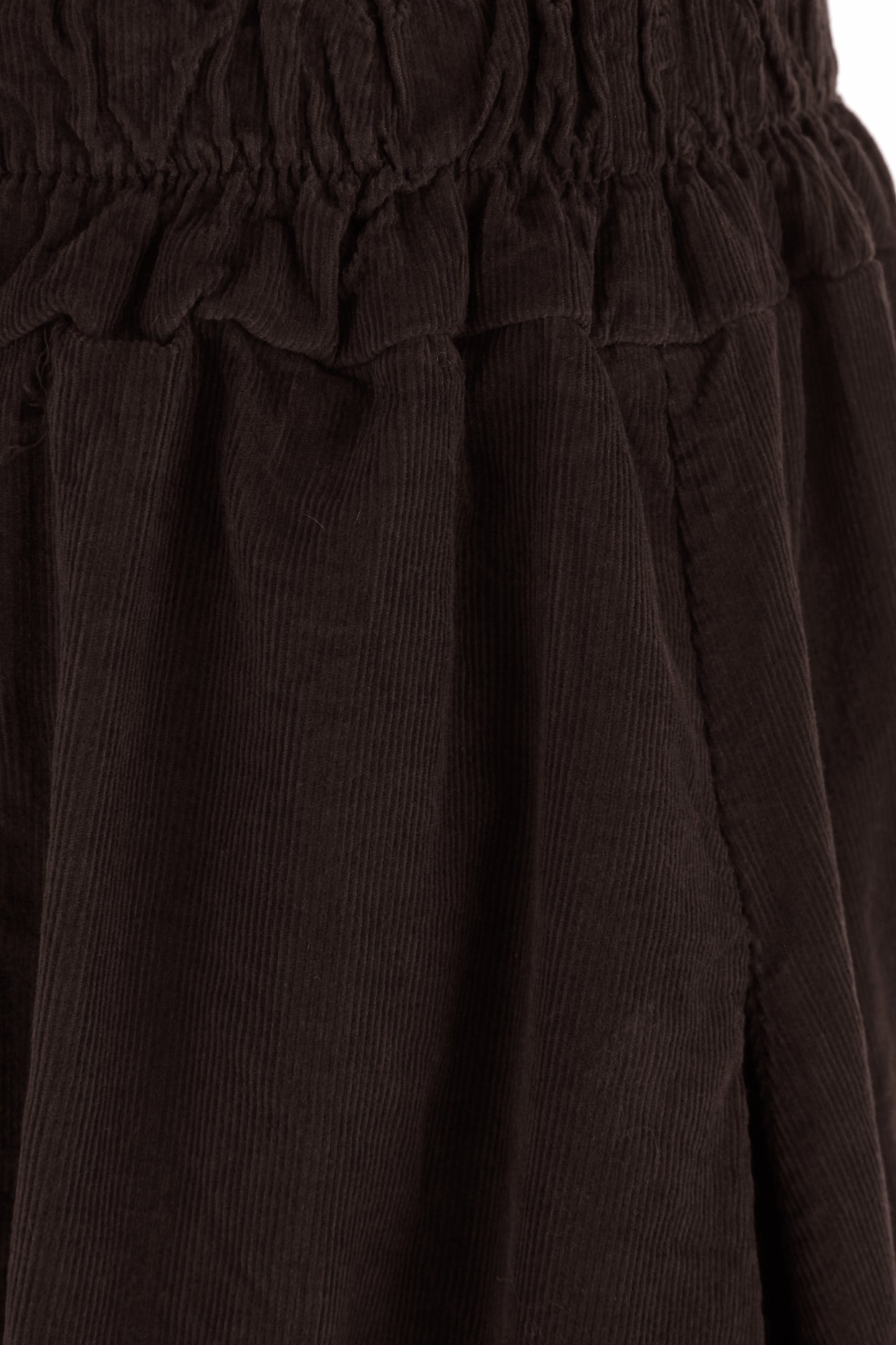 Puffball Corduroy Skirt