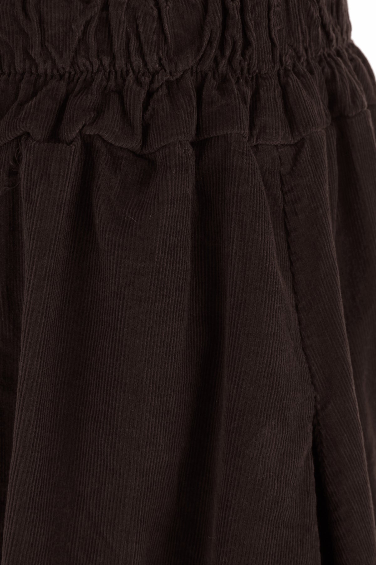Puffball Corduroy Skirt