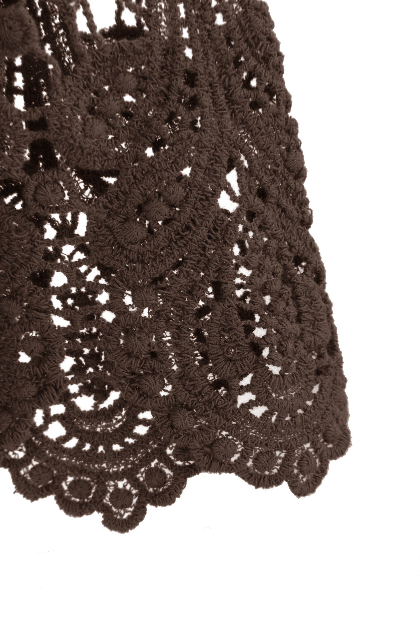 Tie Front Crochet Cardigan