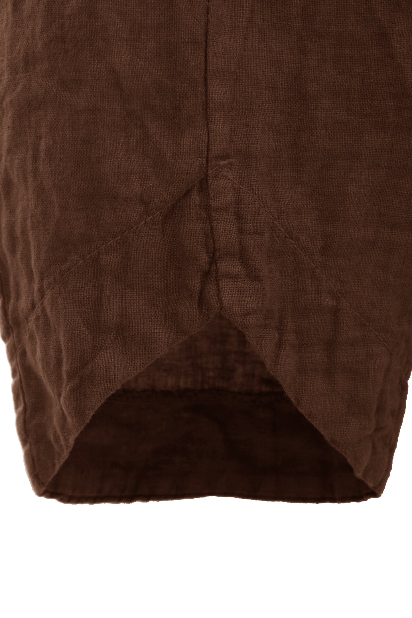 Hi Low Ankle Linen Trouser