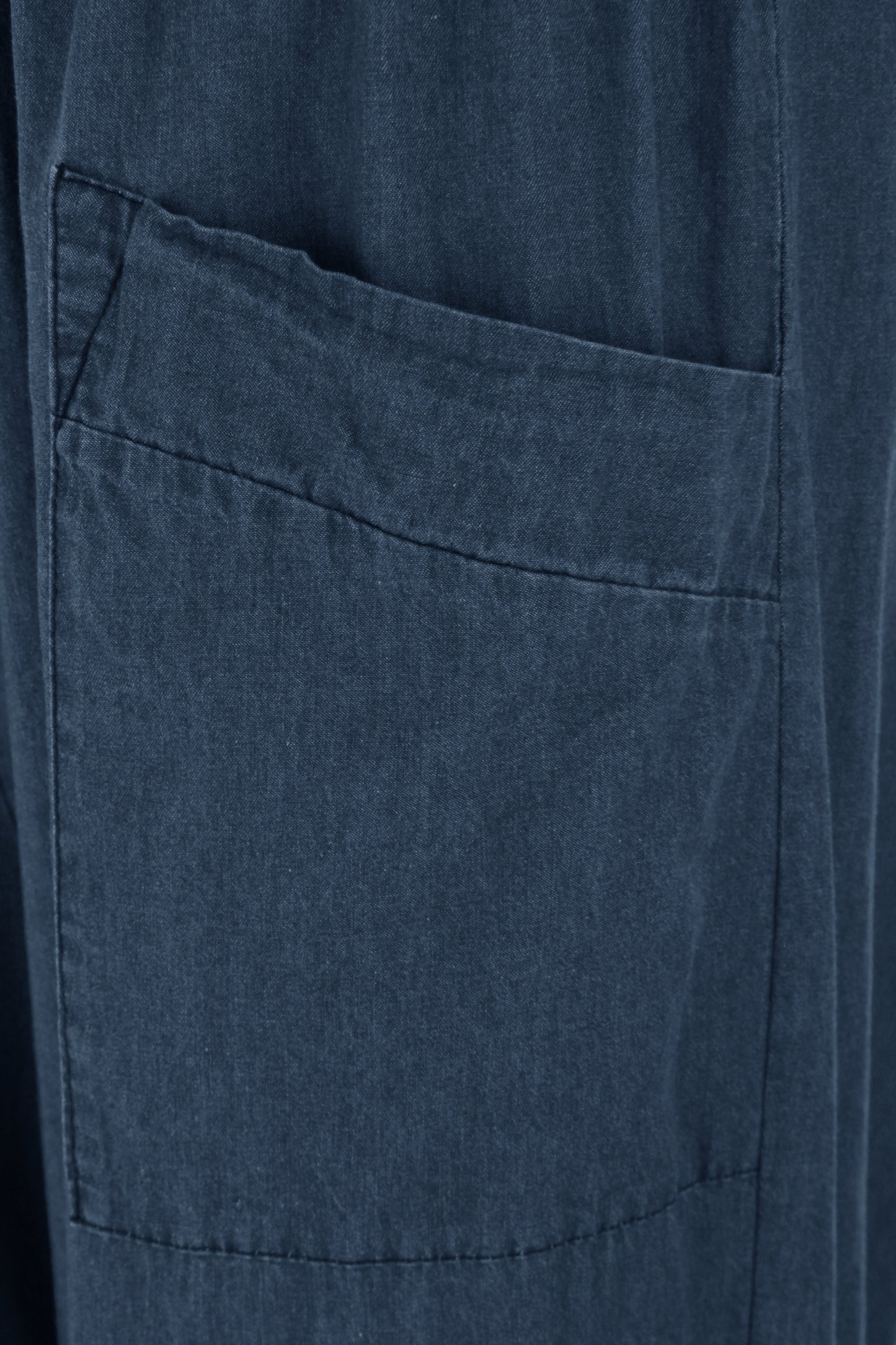 Barrel Leg Denim Trouser