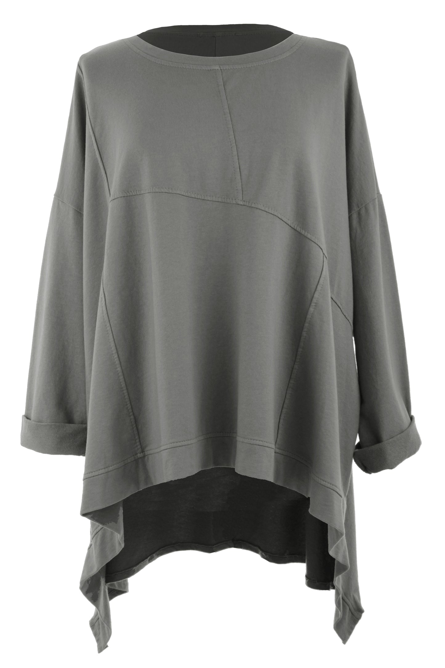 Panel Detail Jersey Top