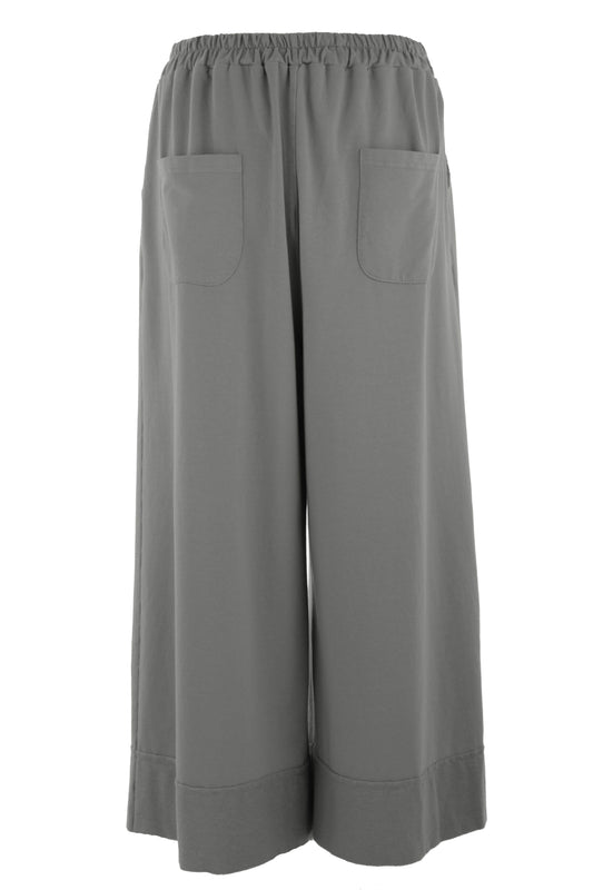 Wide Leg Jersey Trouser