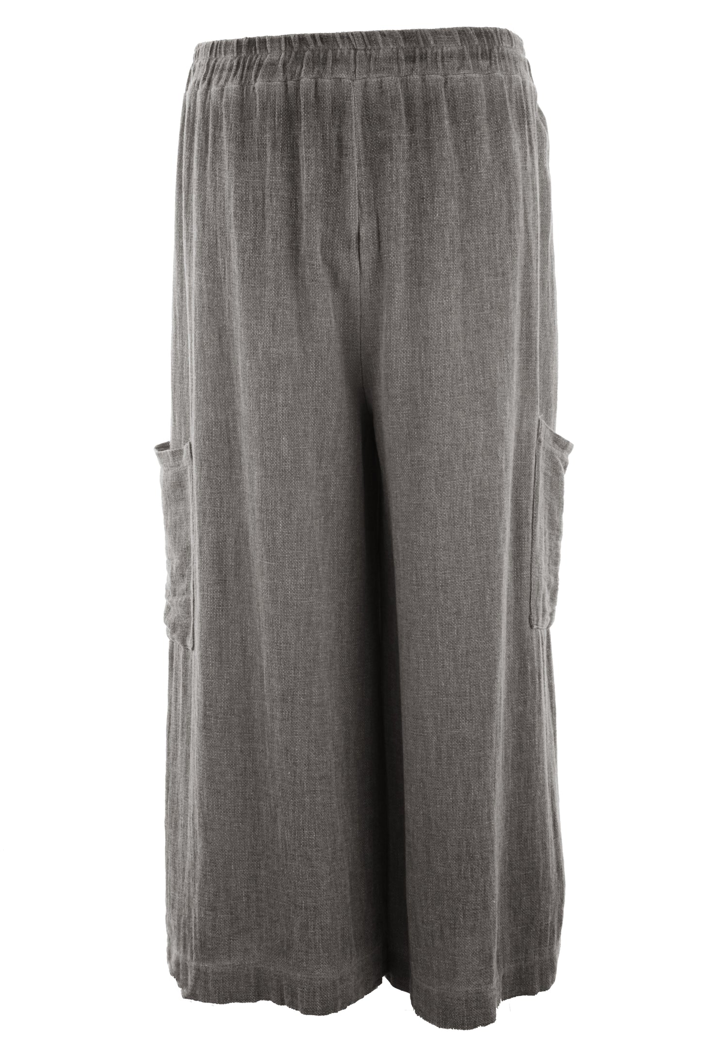Teabag Linen Cropped Length Trouser