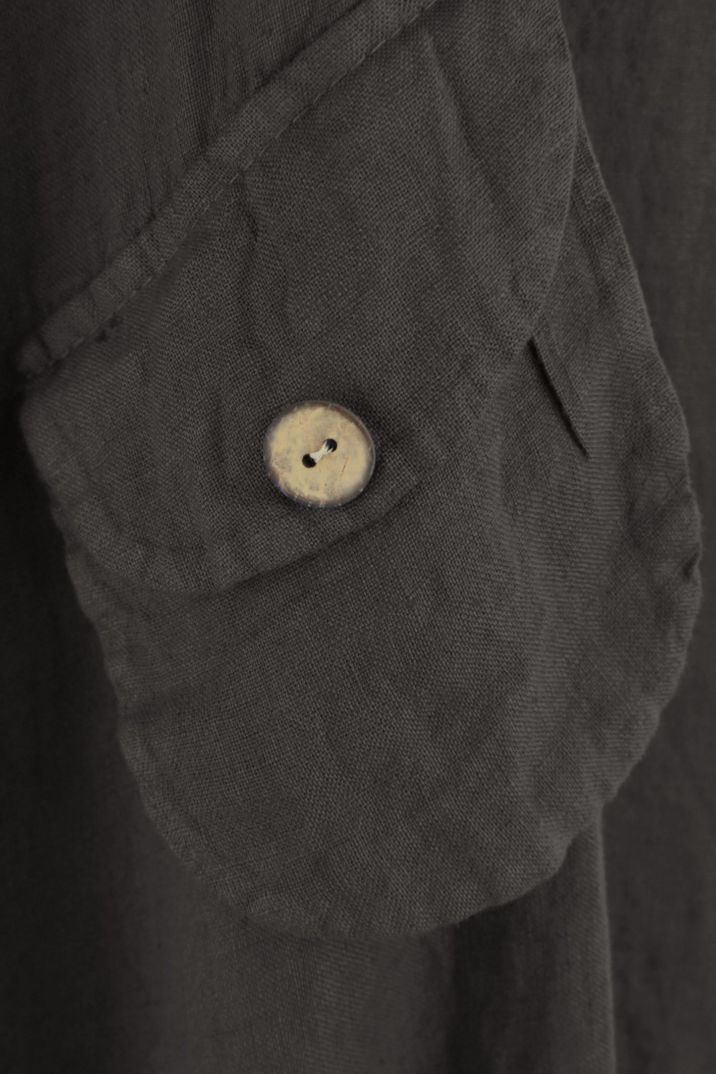 Flap Pocket Linen Jumpsuit