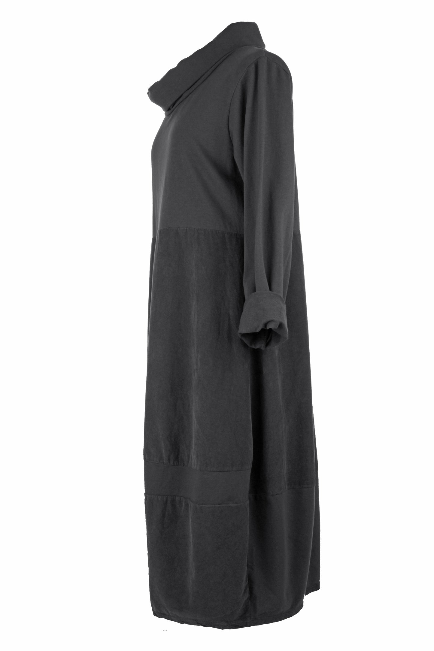 Cowl Corduroy Panel Midi