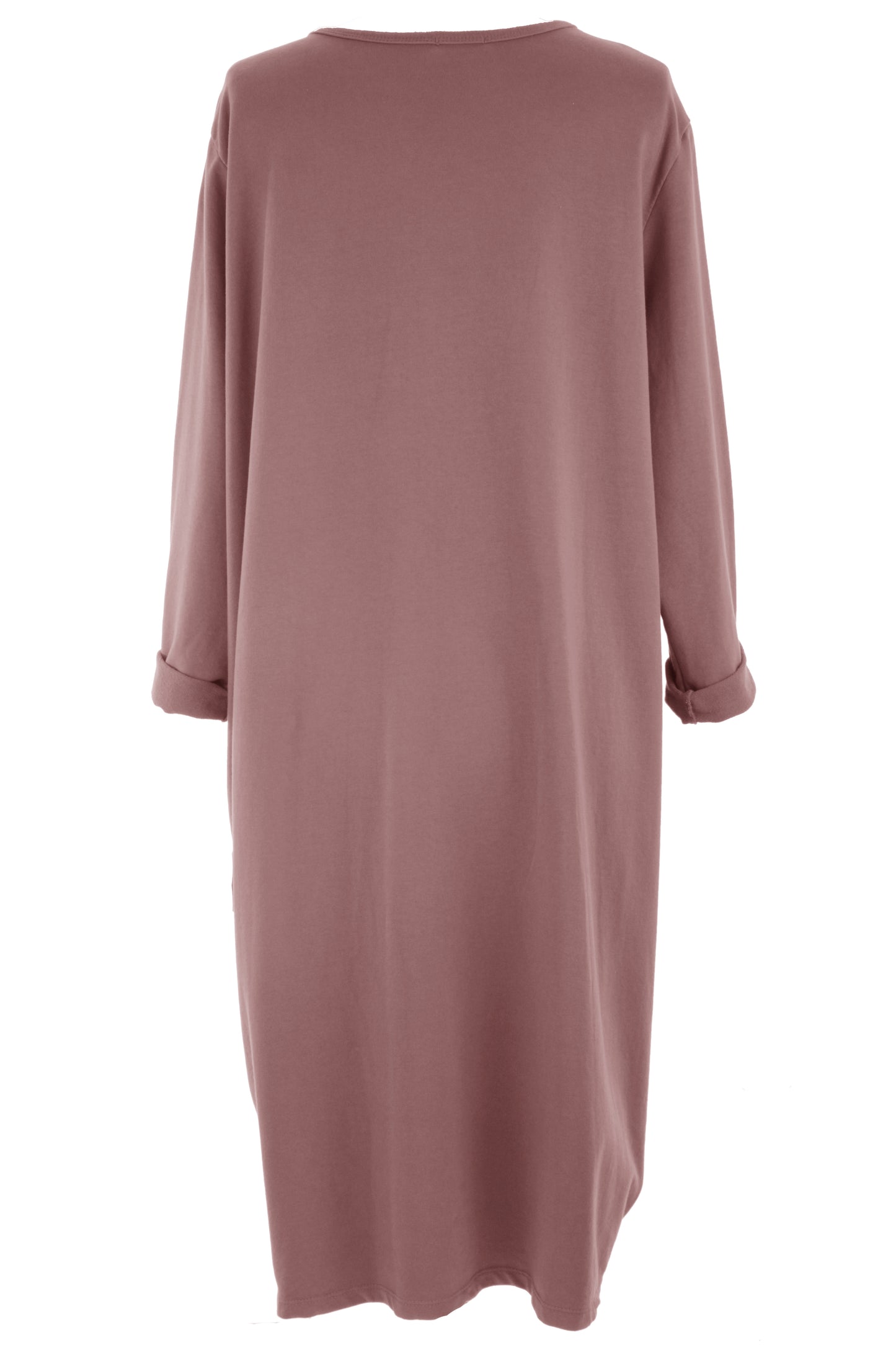 Pleat Rushed Detail Midi Dress
