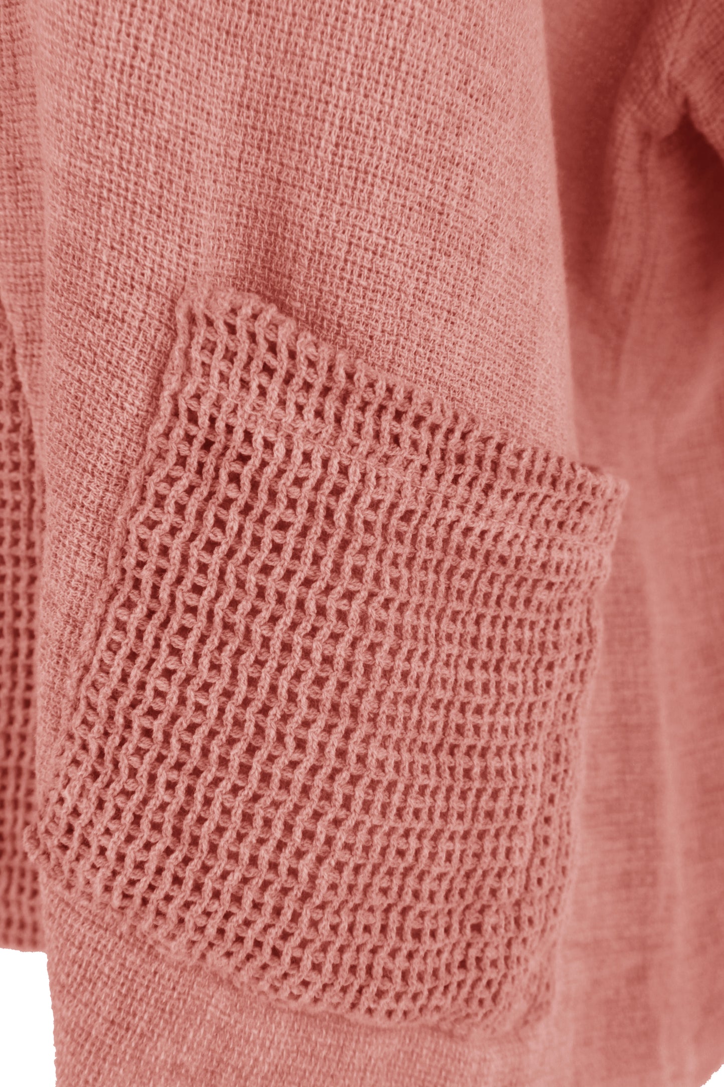 Mesh Detail Hopsack Jacket