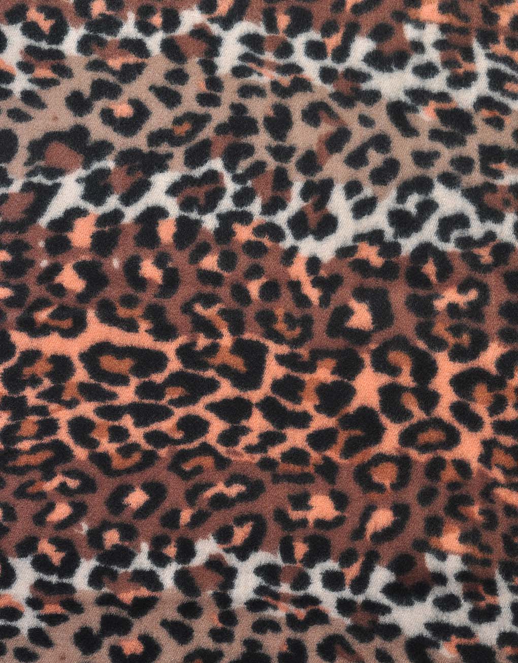 Leopard Print Cashmere Scarf