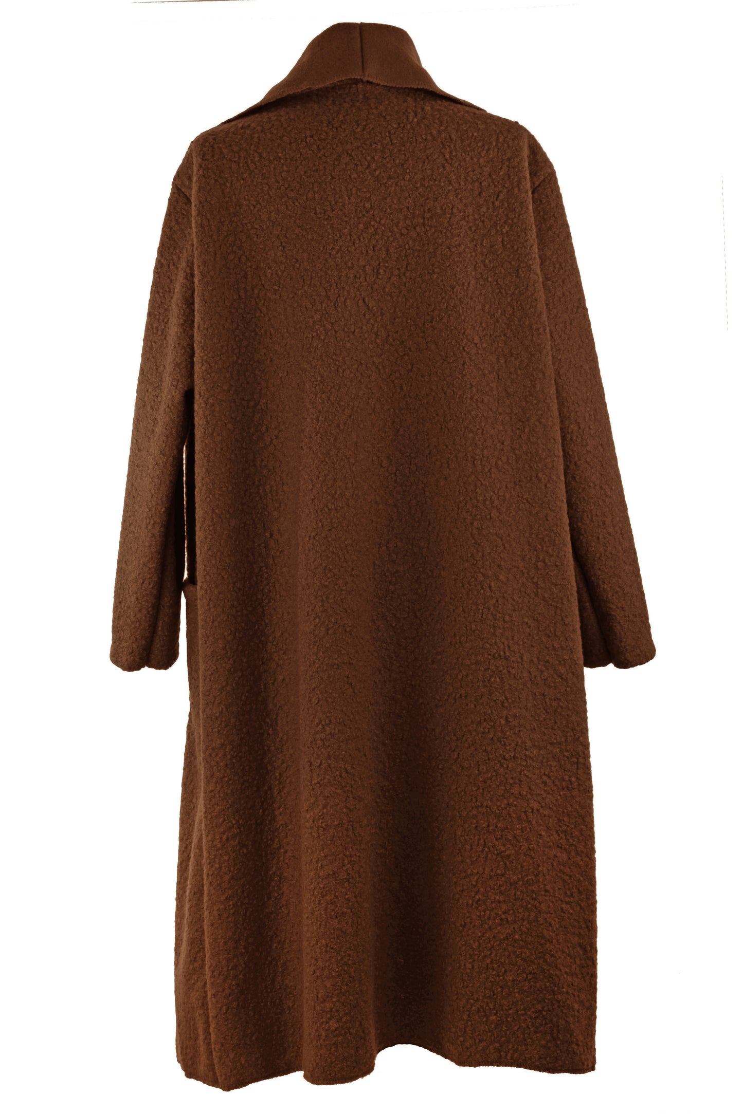 Plain Boucle Coat