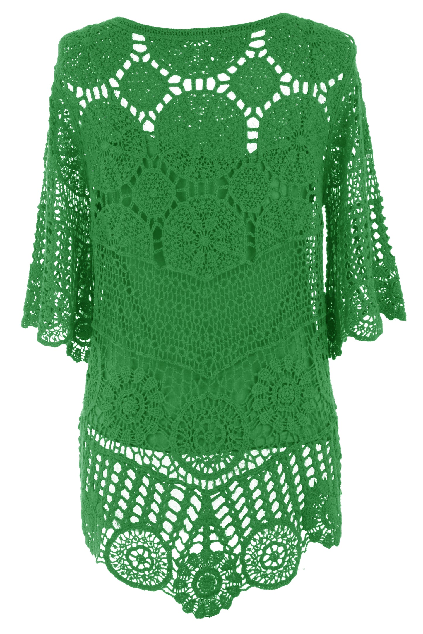 Scoop Hem Crochet Top