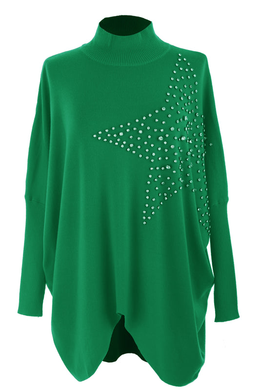 Diamond Star Knit Jumper