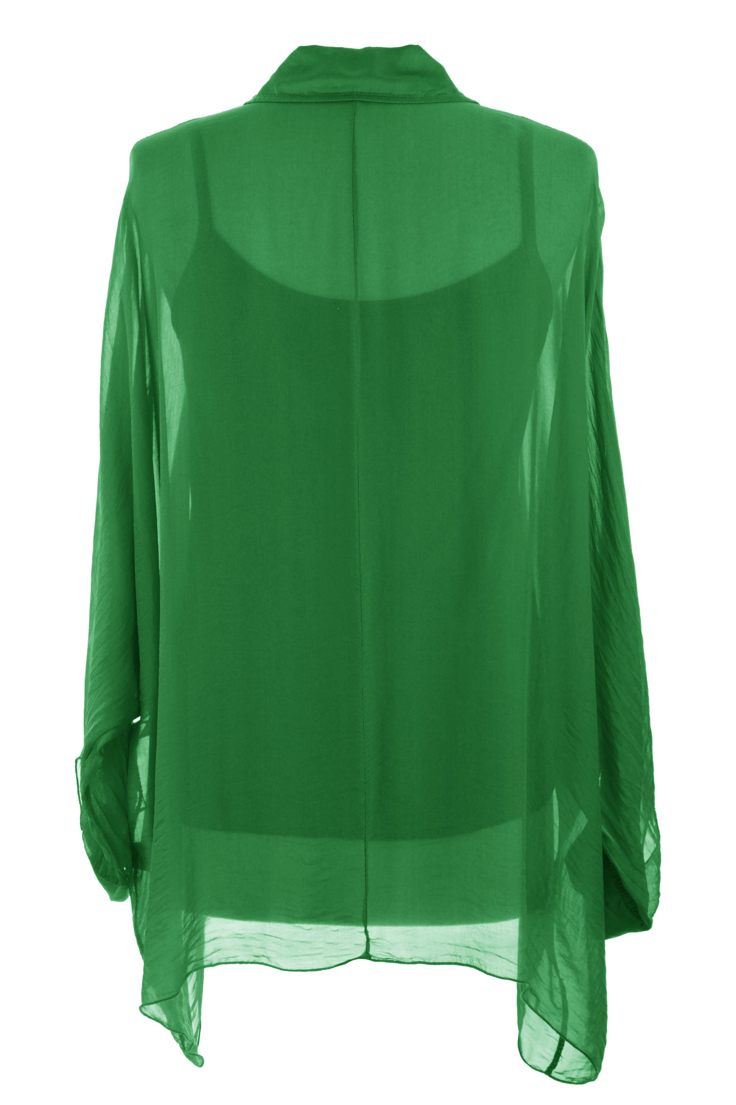 2 Piece Silk Shirt with Vest