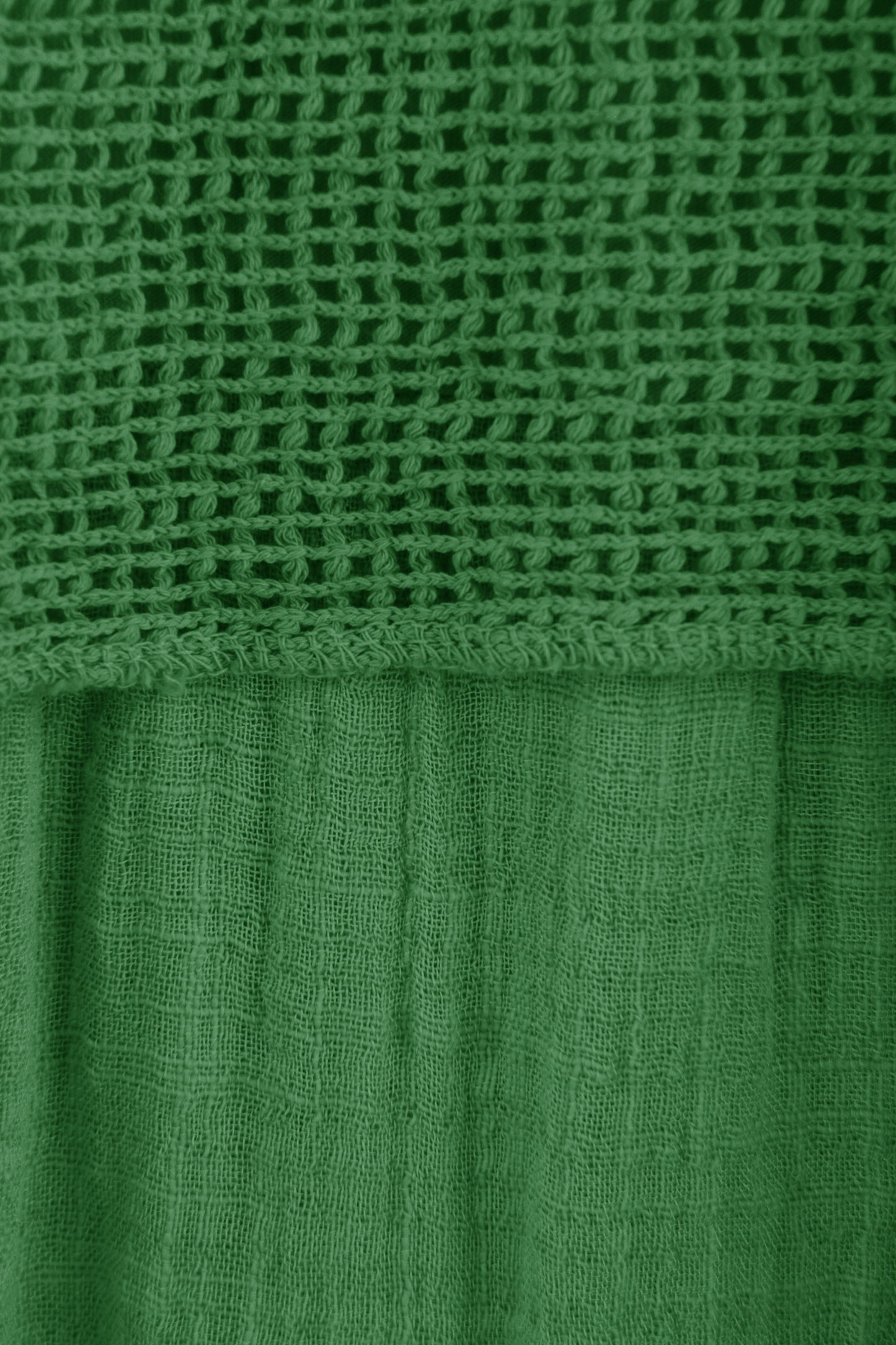 Mesh Shrug Cotton Midi