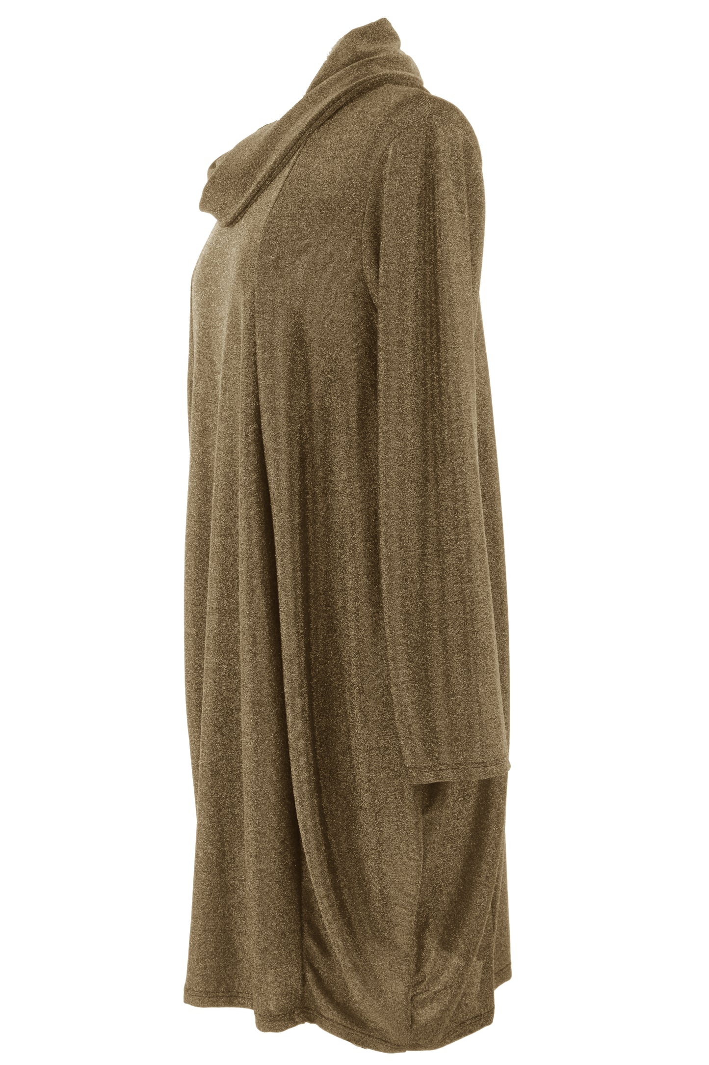 Cowl Neck Lurex Dress