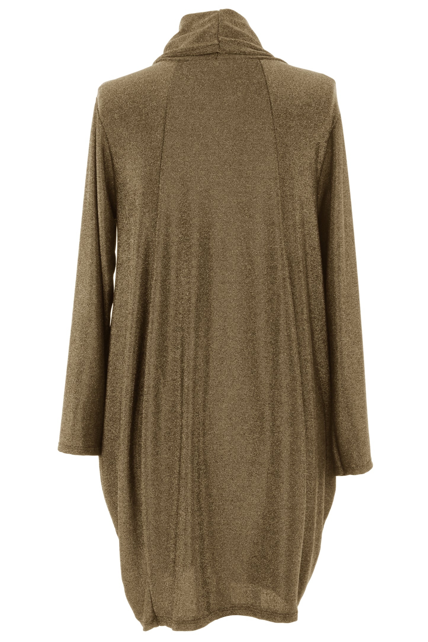 Cowl Neck Lurex Dress