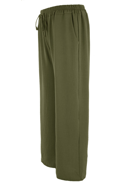 Wide Leg Palazzo Trouser
