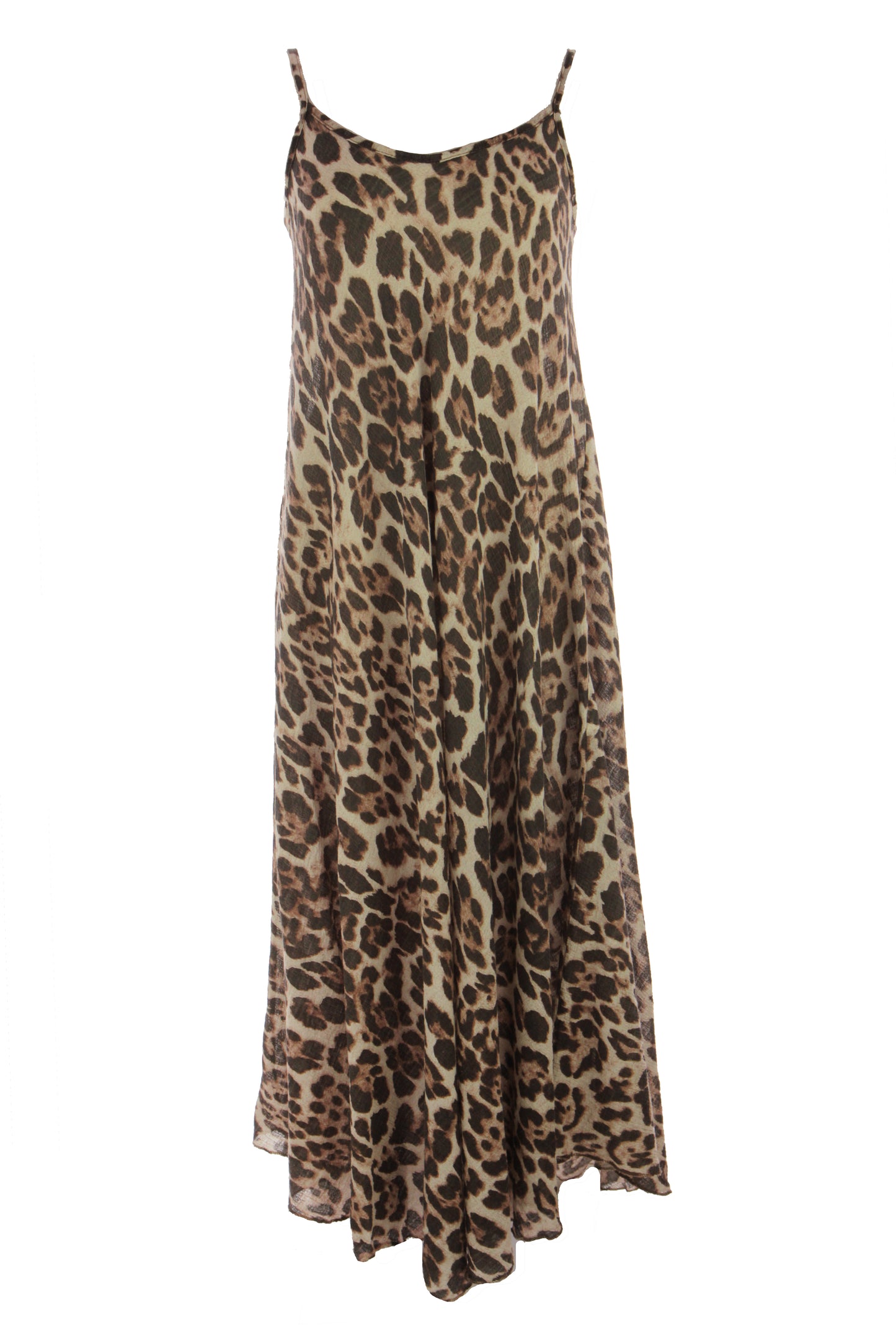 Leopard Flared Midi