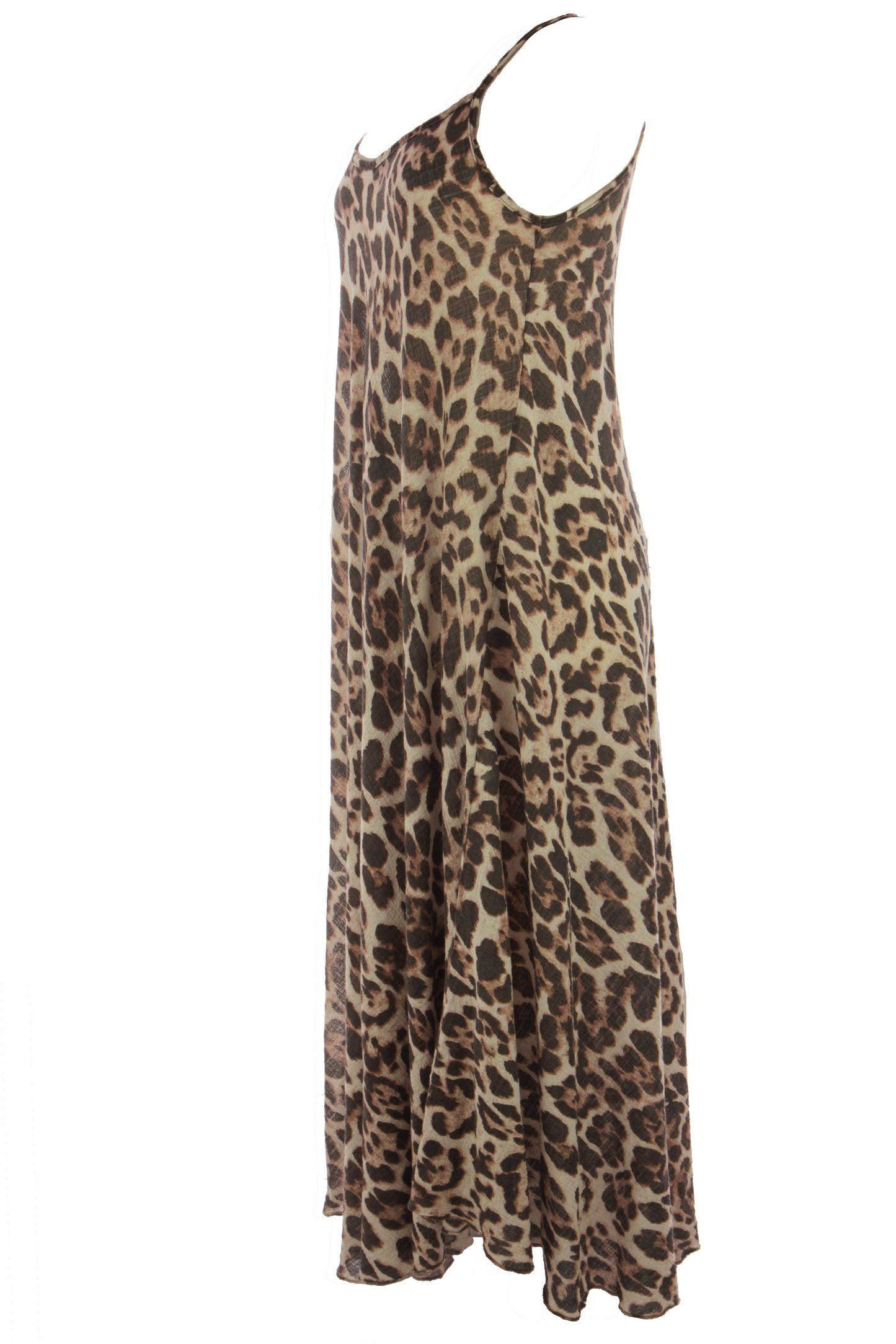 Leopard Flared Midi