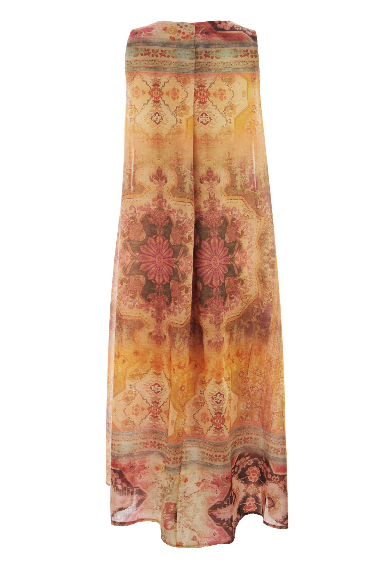 Abstract Print Maxi Dress