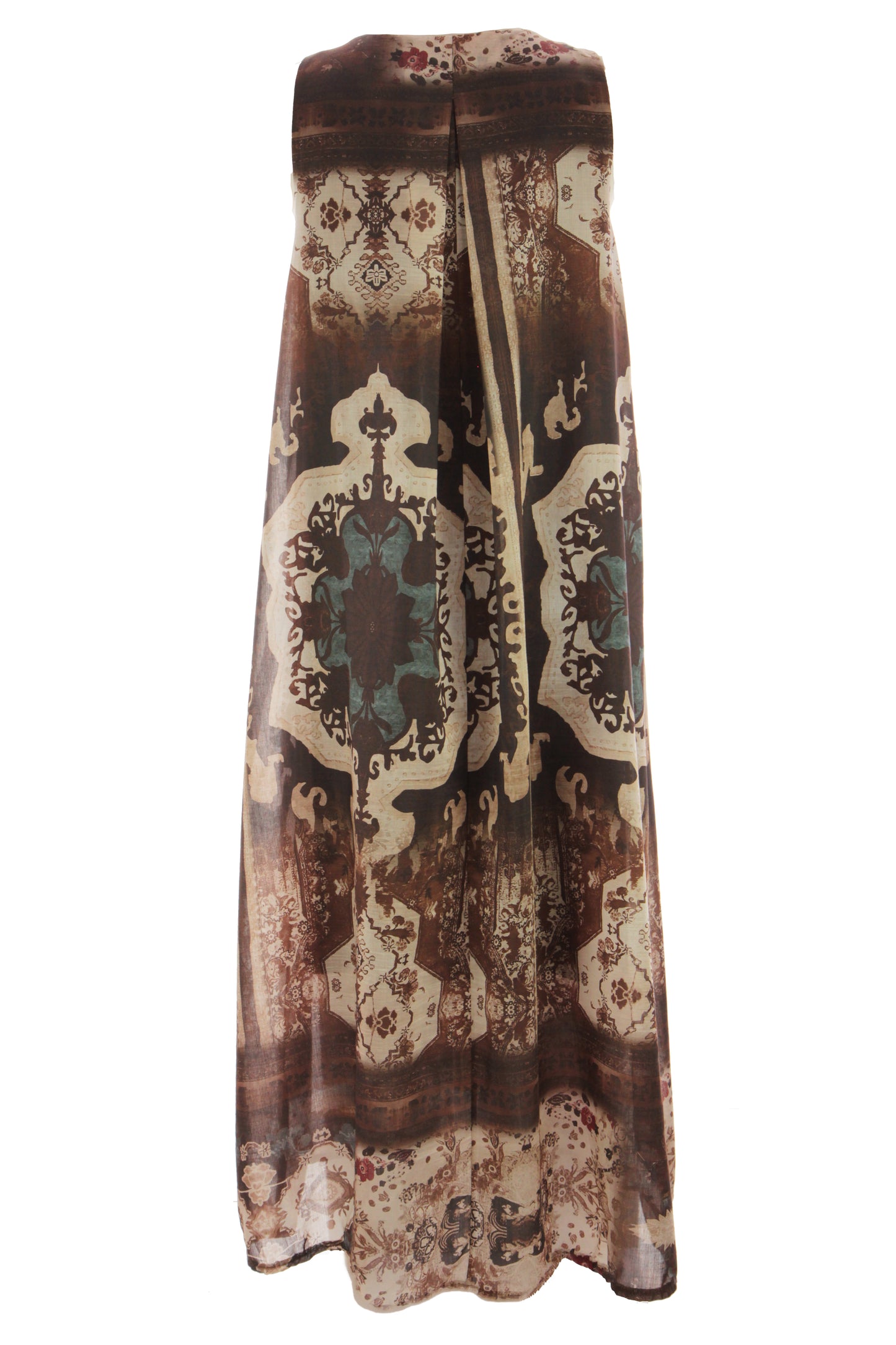 Abstract Print Maxi Dress