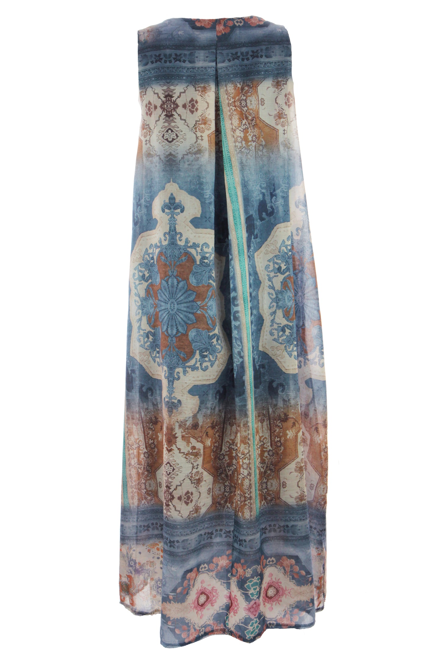 Abstract Print Maxi Dress
