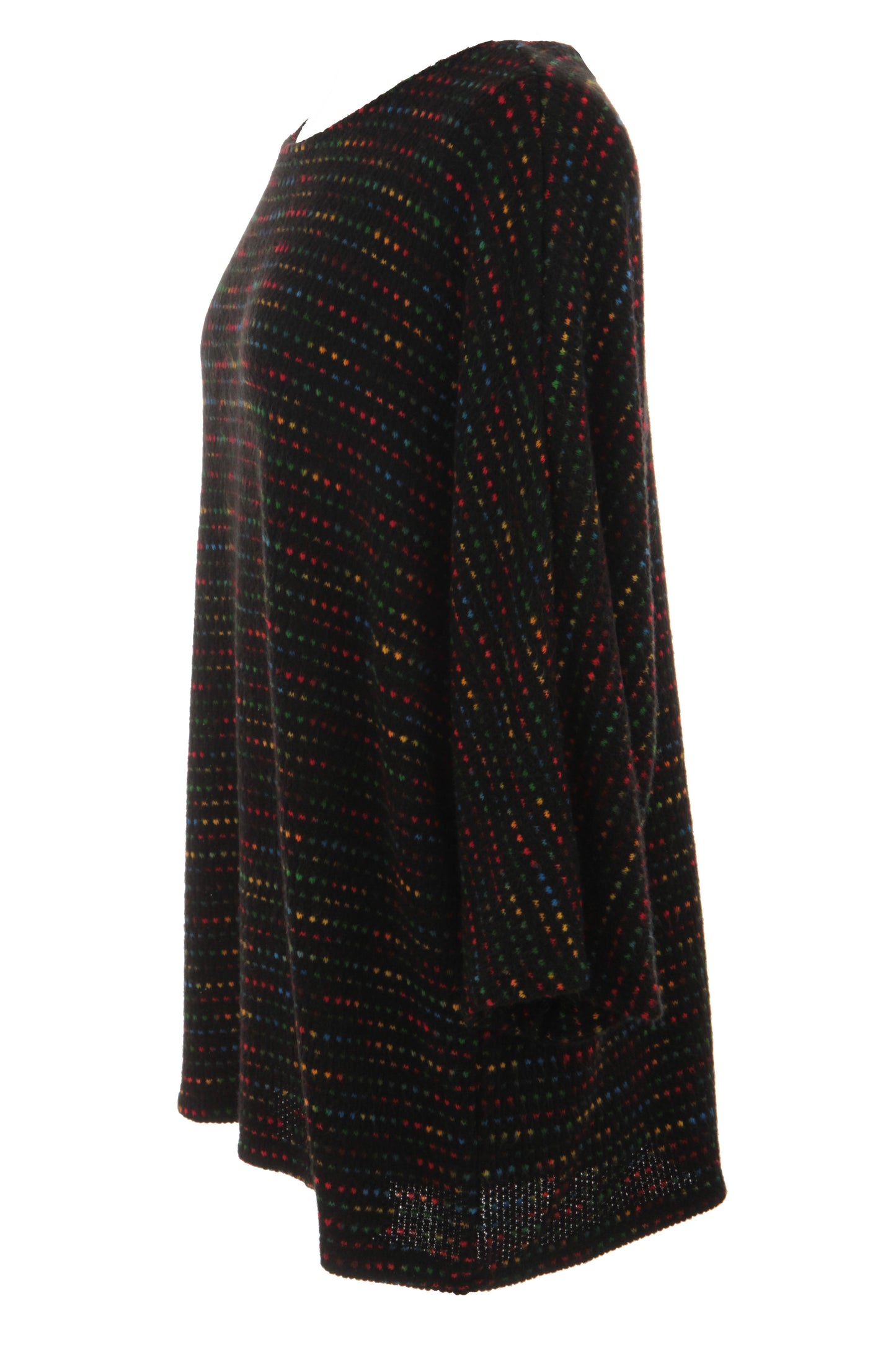 Batwing Tweed Necklace Top