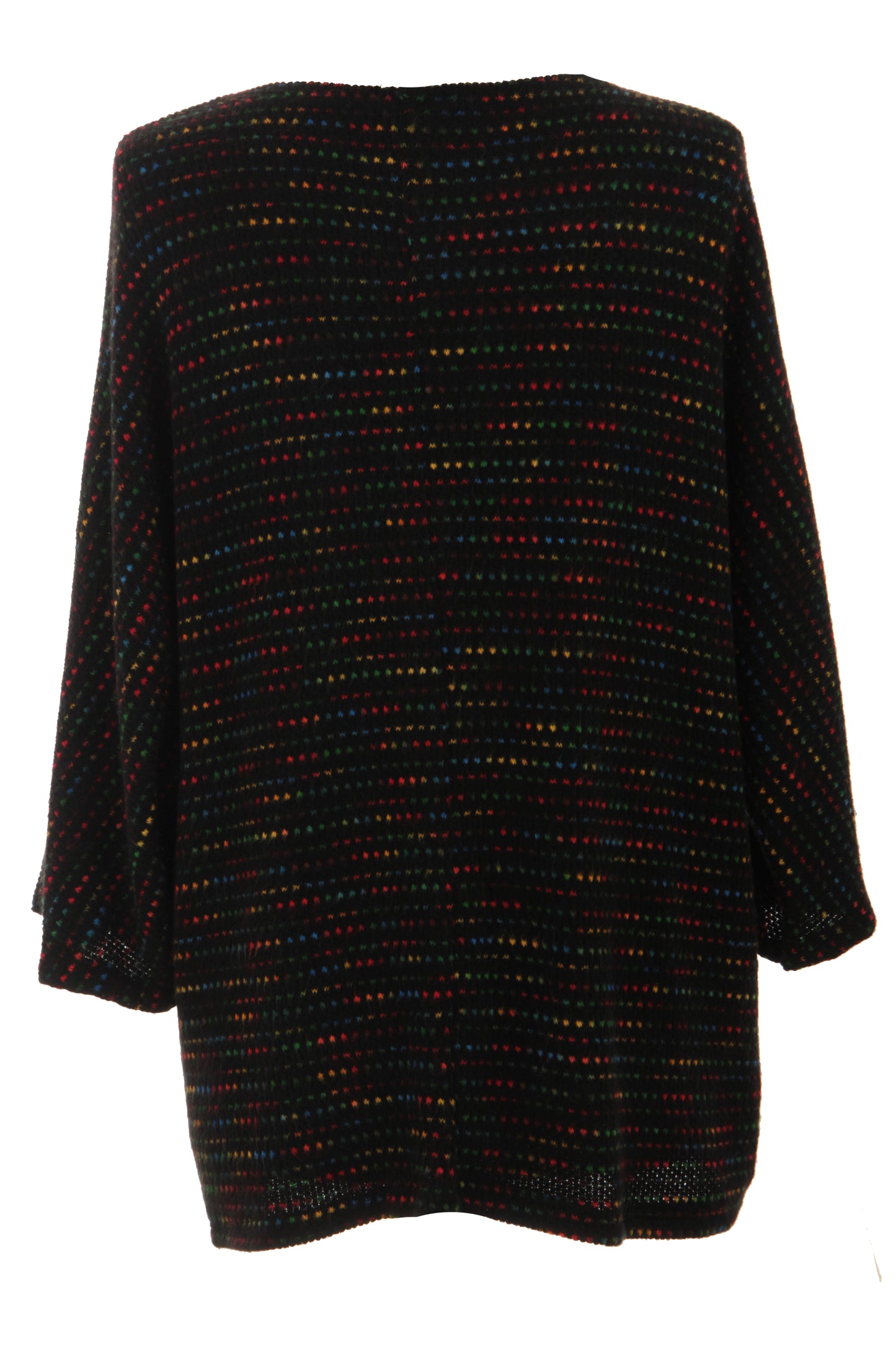 Batwing Tweed Necklace Top