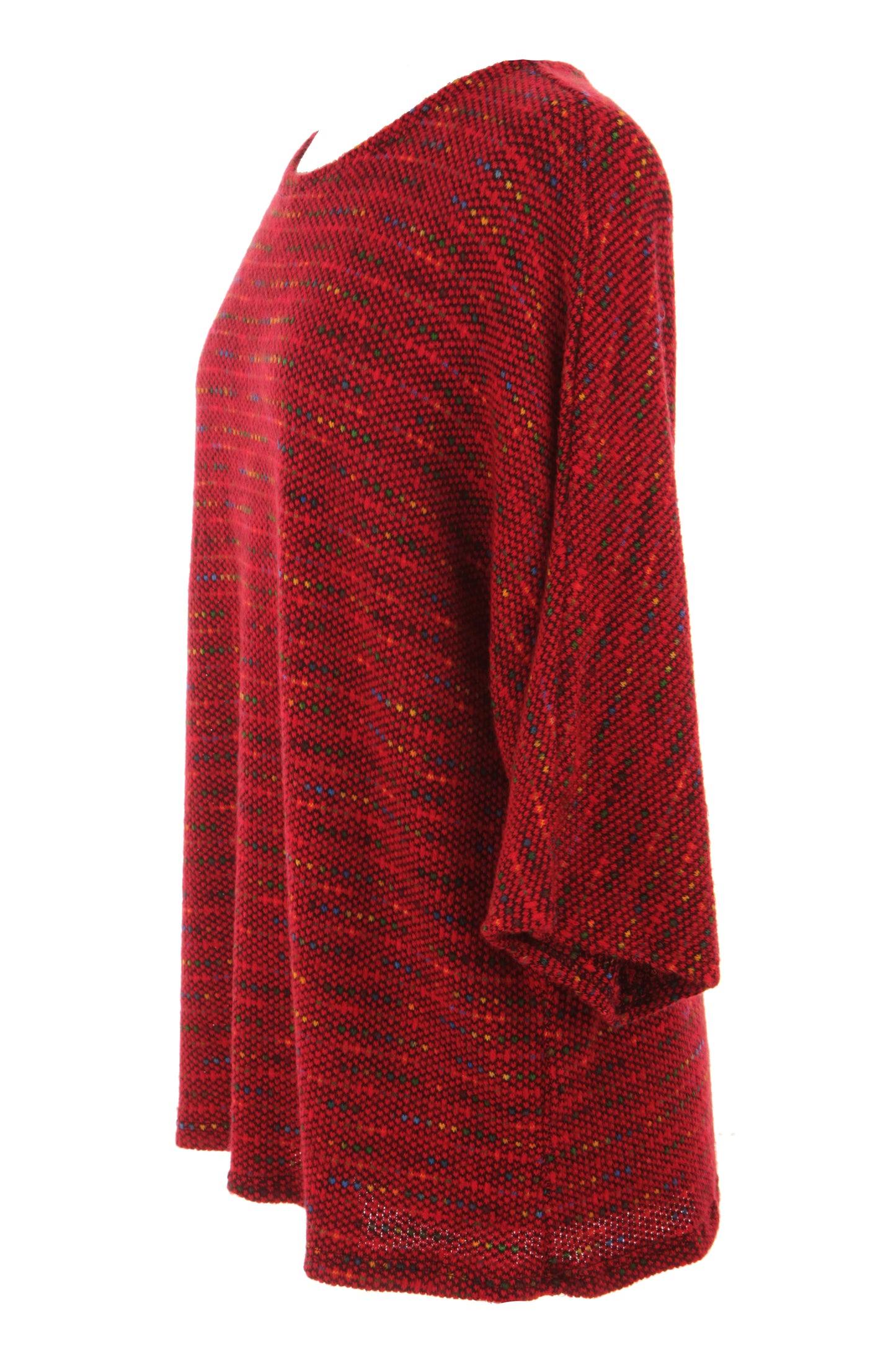 Batwing Tweed Necklace Top