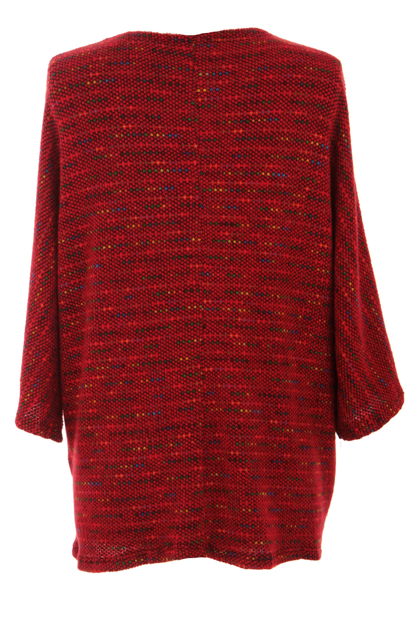 Batwing Tweed Necklace Top