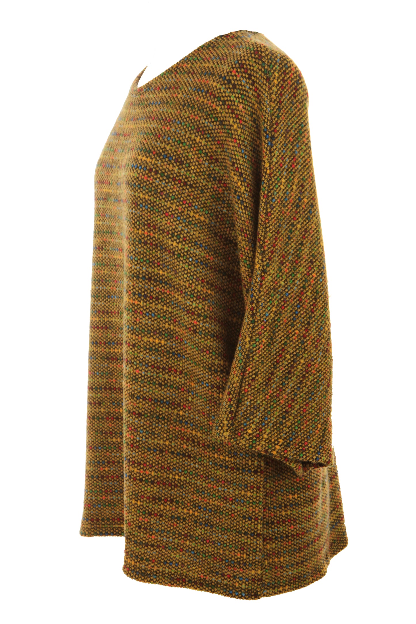 Batwing Tweed Necklace Top