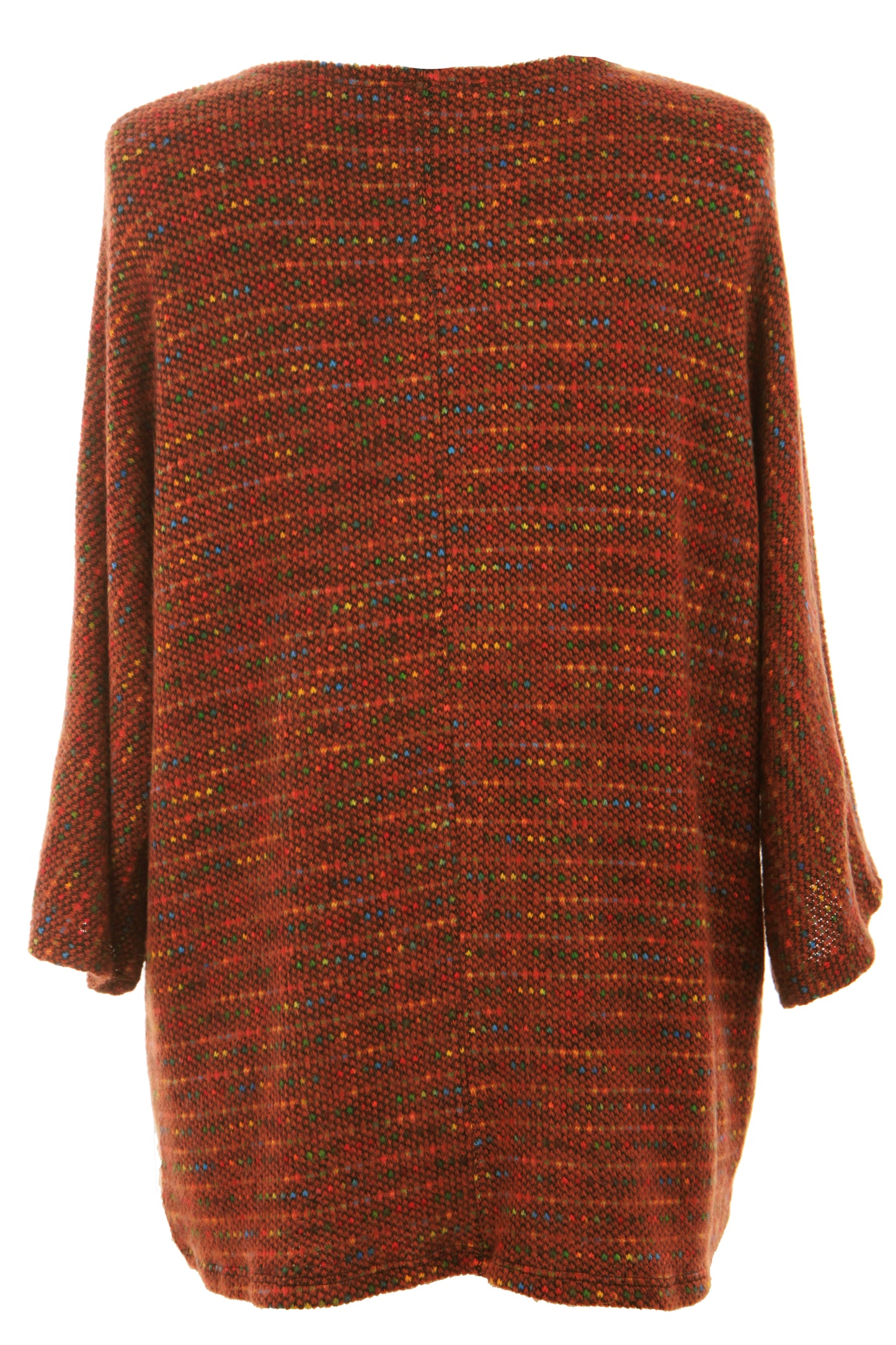 Batwing Tweed Necklace Top