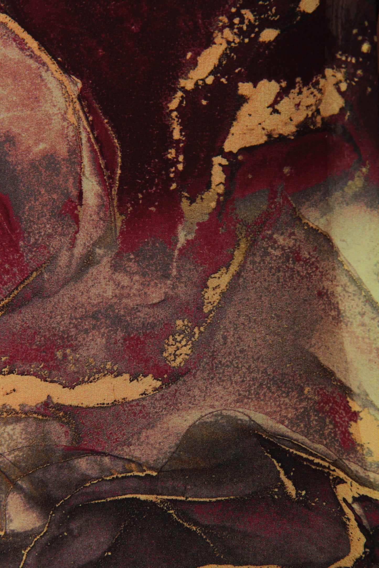 Marble Print Silk Shirt