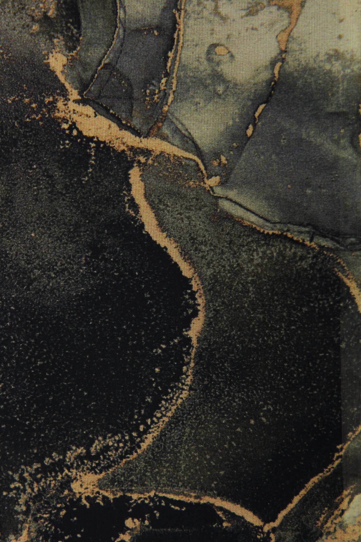 Marble Print Silk Shirt