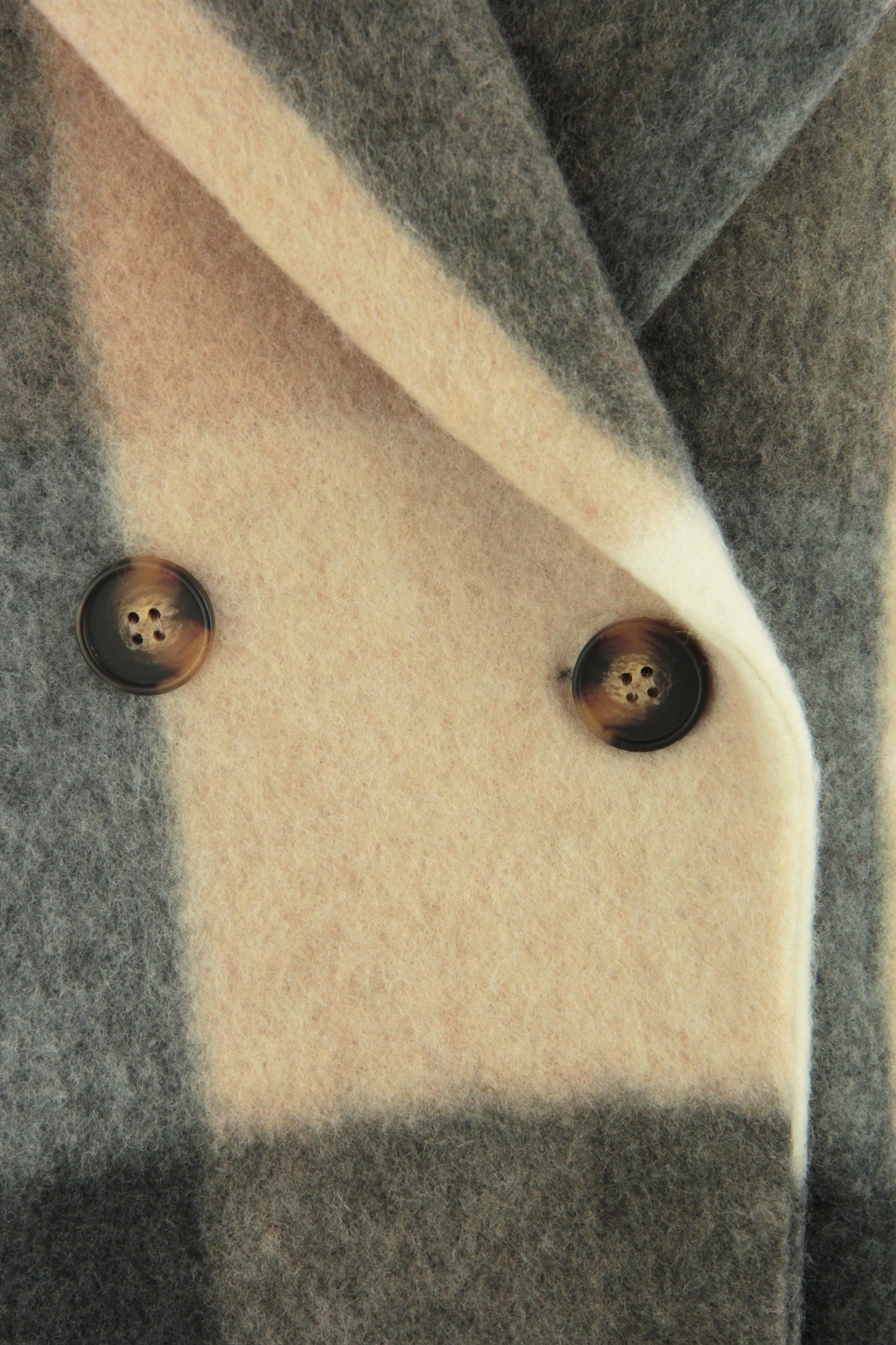 Check Wool Coat