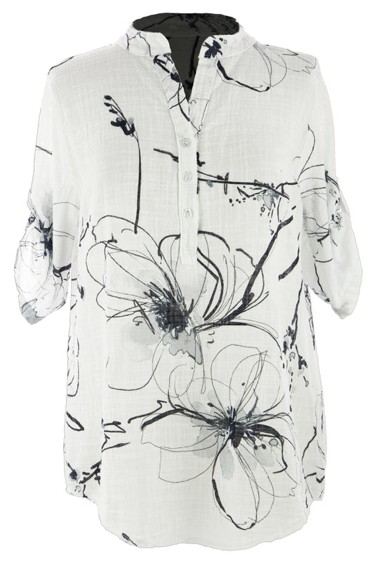 Floral Cotton Top
