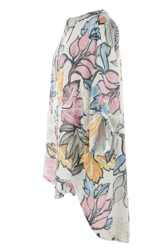 Floral Print Cotton Shirt