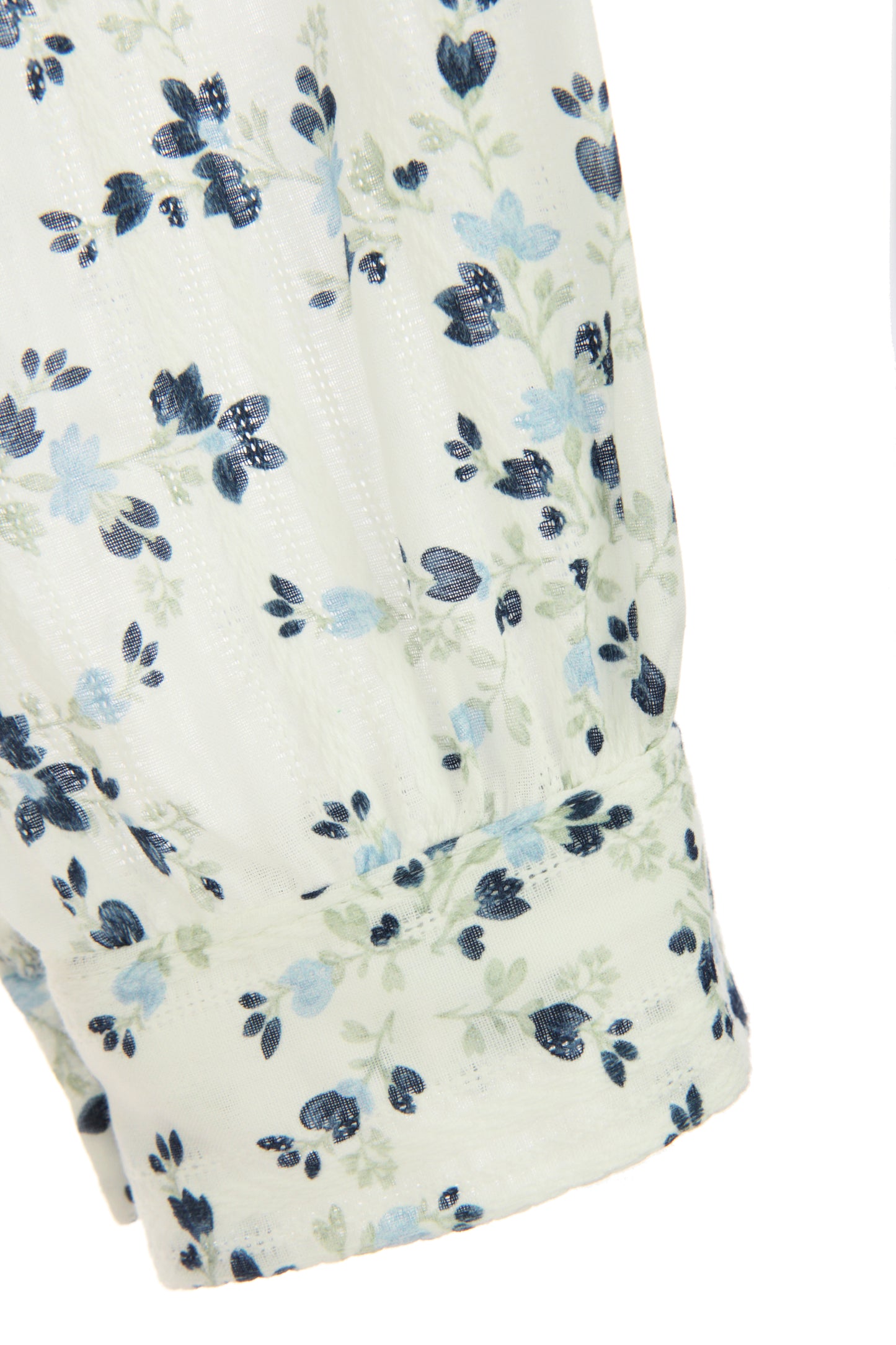Ditsy Floral Print Cotton Shirt