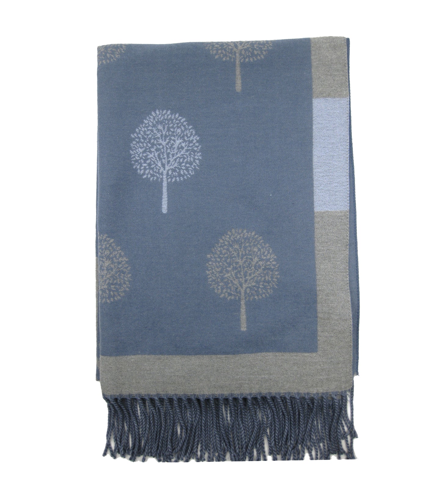 Tree Of Life Tassel Cashmere Scarf