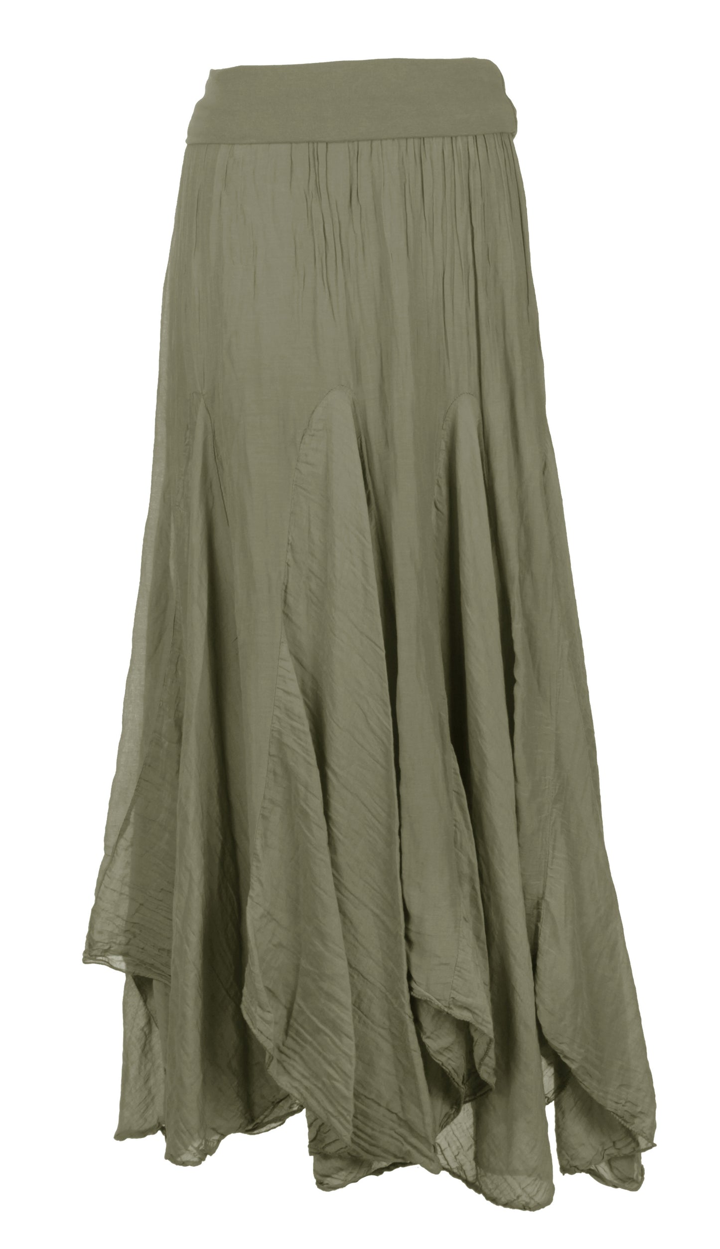 Silk Panel Skirt